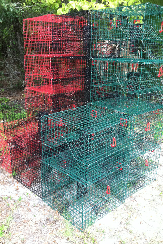 Wire Mesh Lobster, Crab, and Crawfish Traps with Material Supplied by Direct Metals